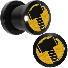 0 Gauge Licensed Hammer of Thor Acrylic Screw Fit Plugs Set