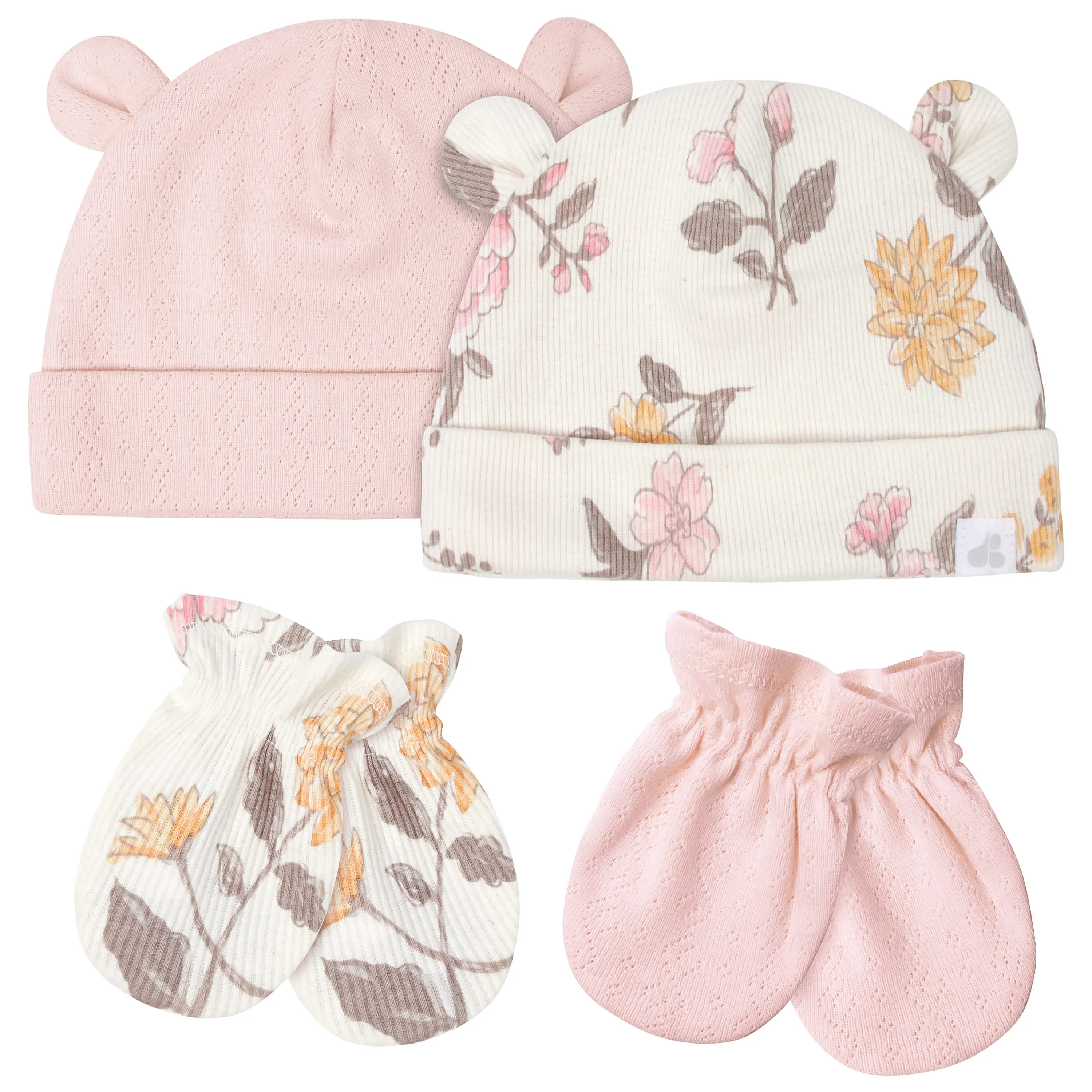 19-Piece Baby Girls Vintage Floral Ultimate Newborn Essentials Gift Set