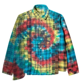 7 CUTS FLANNEL TIE DYE SHIRT FW20 18