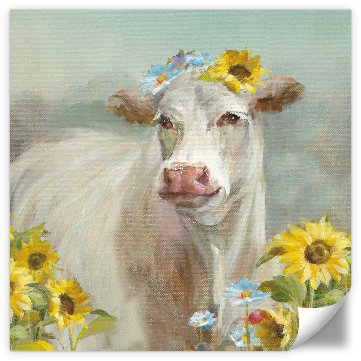 A Cow In a Crown Wall Art