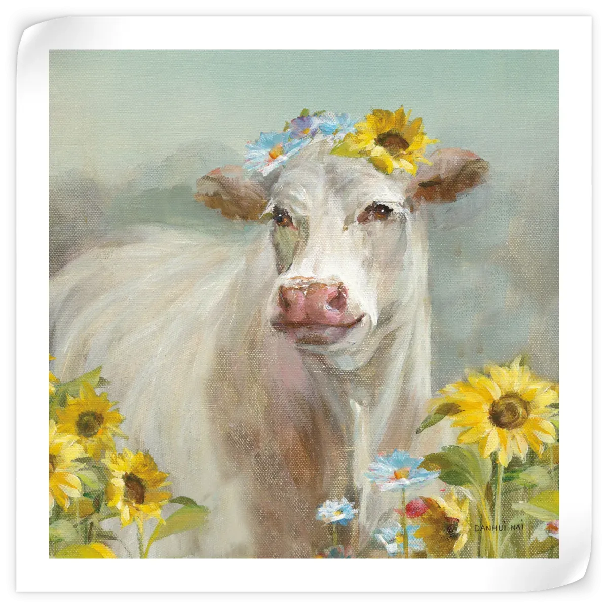 A Cow In a Crown Wall Art