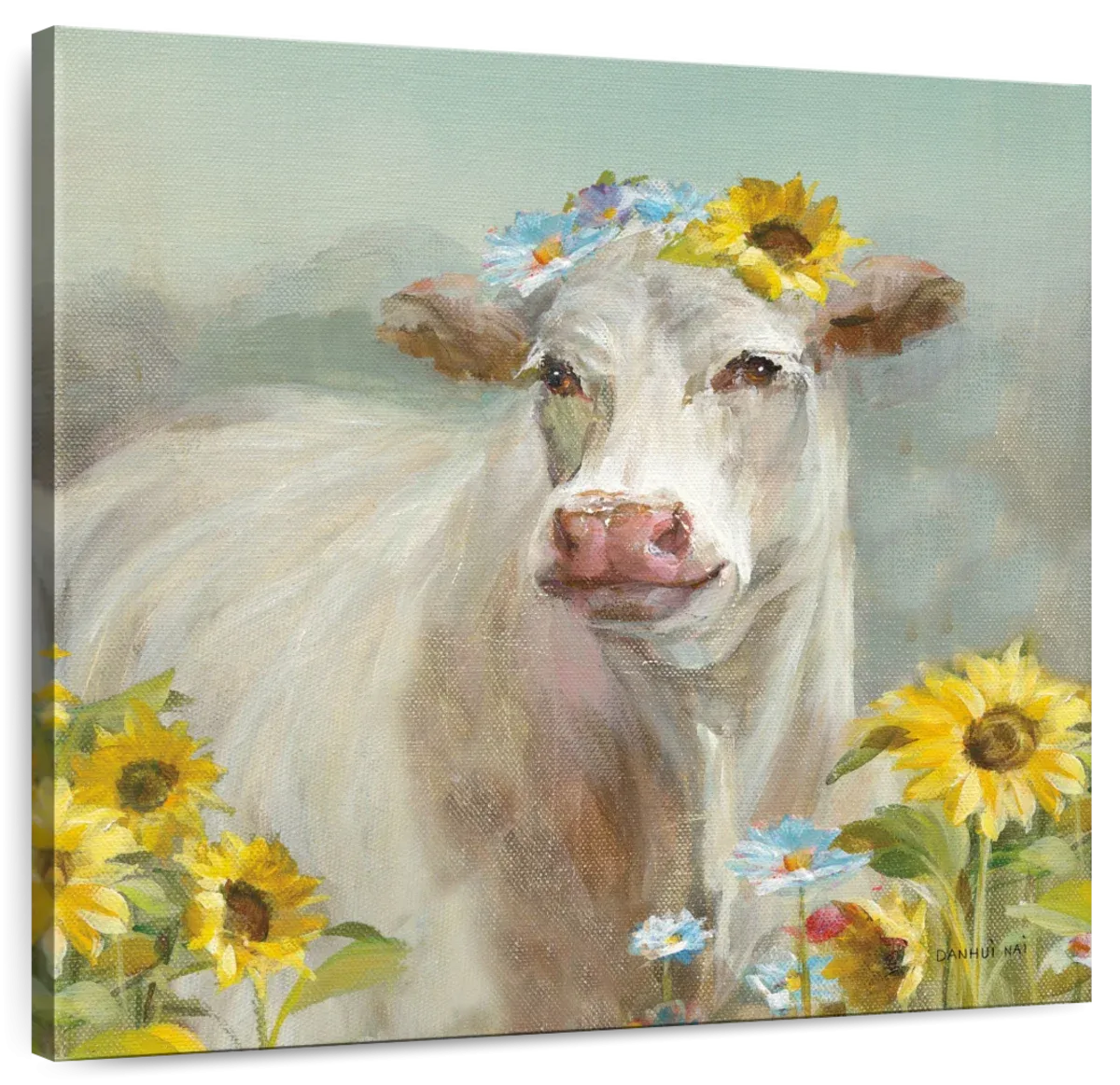 A Cow In a Crown Wall Art