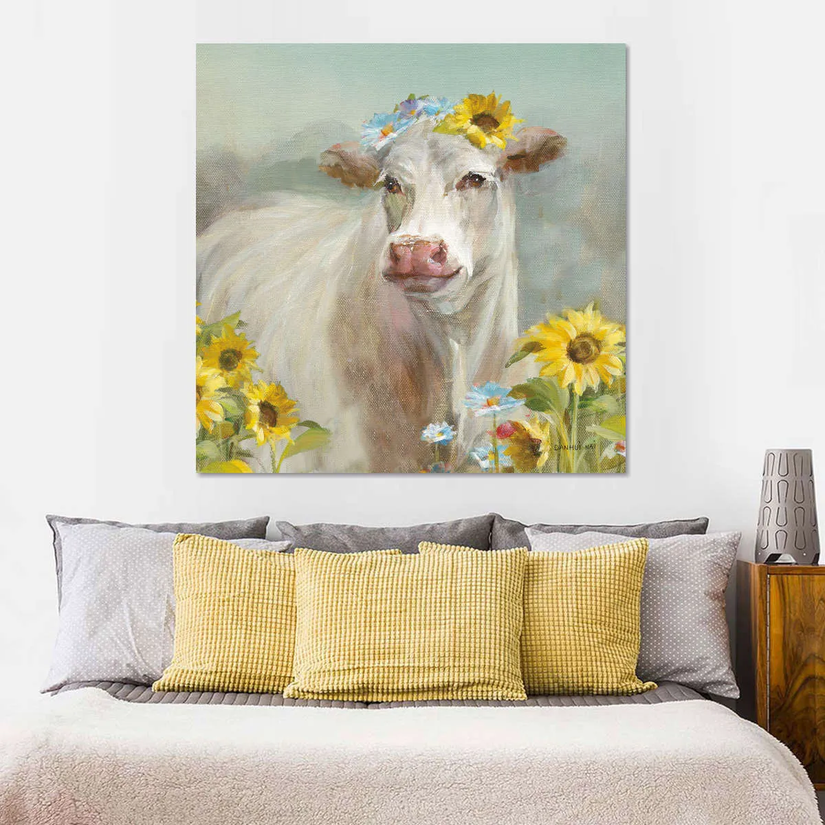 A Cow In a Crown Wall Art