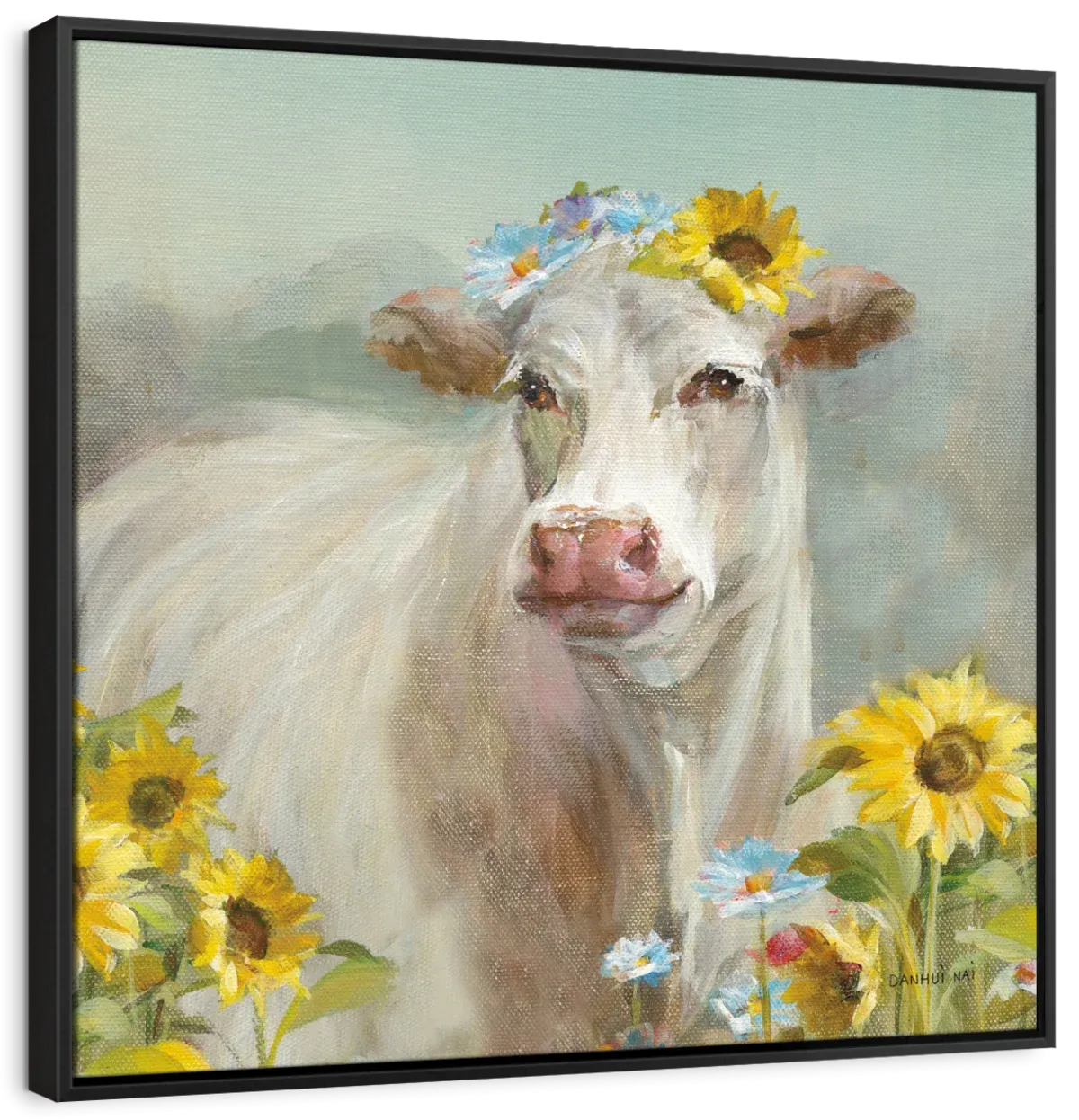 A Cow In a Crown Wall Art