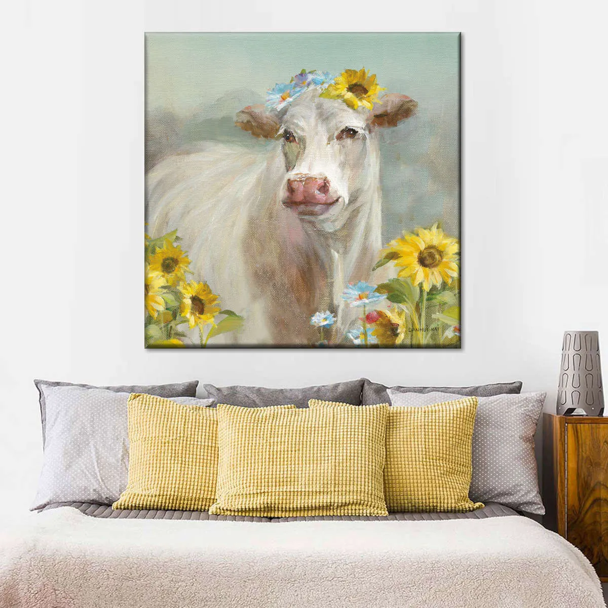 A Cow In a Crown Wall Art