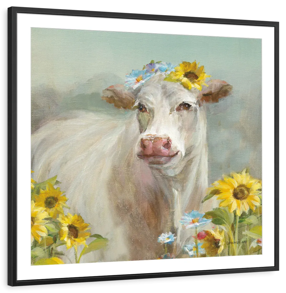 A Cow In a Crown Wall Art