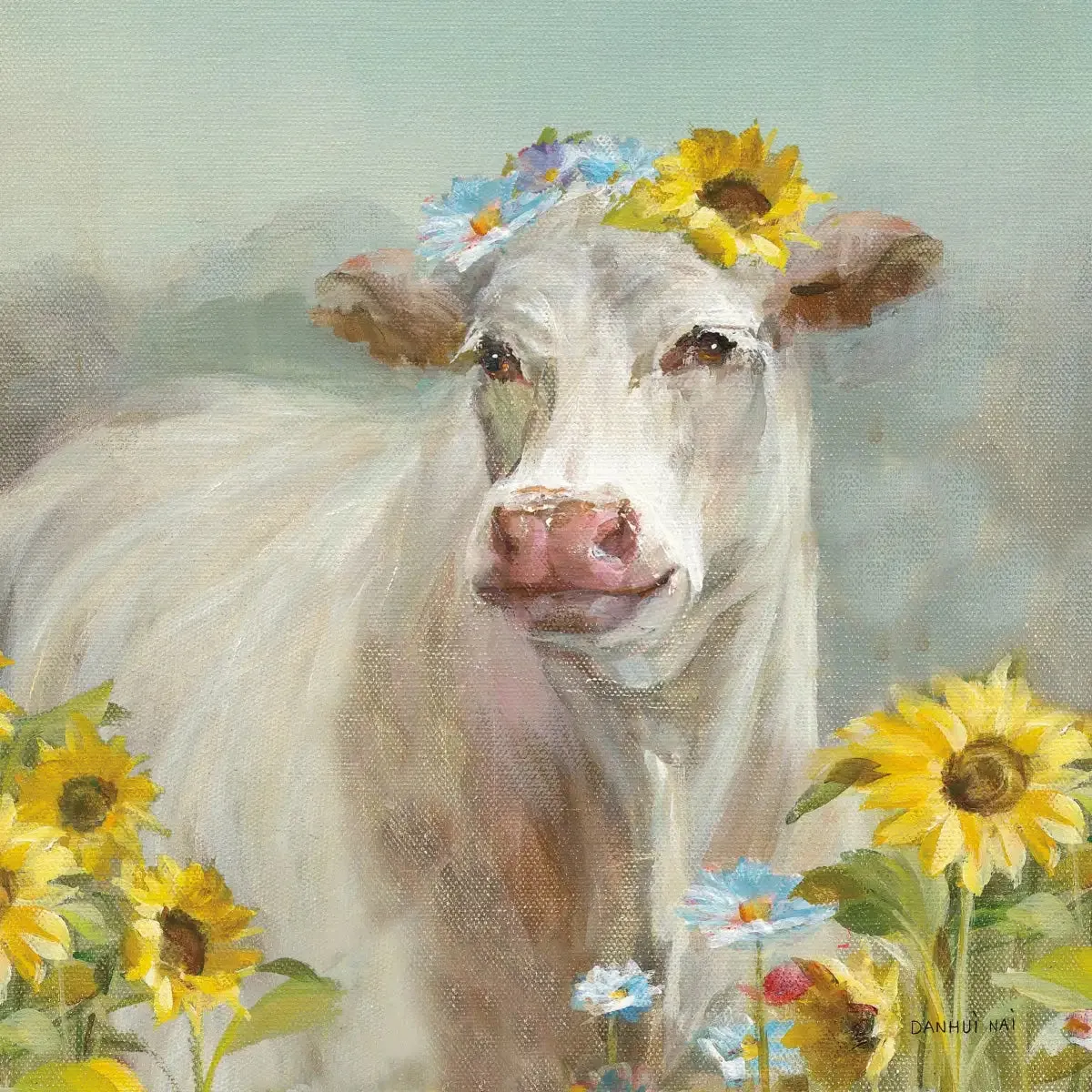 A Cow In a Crown Wall Art