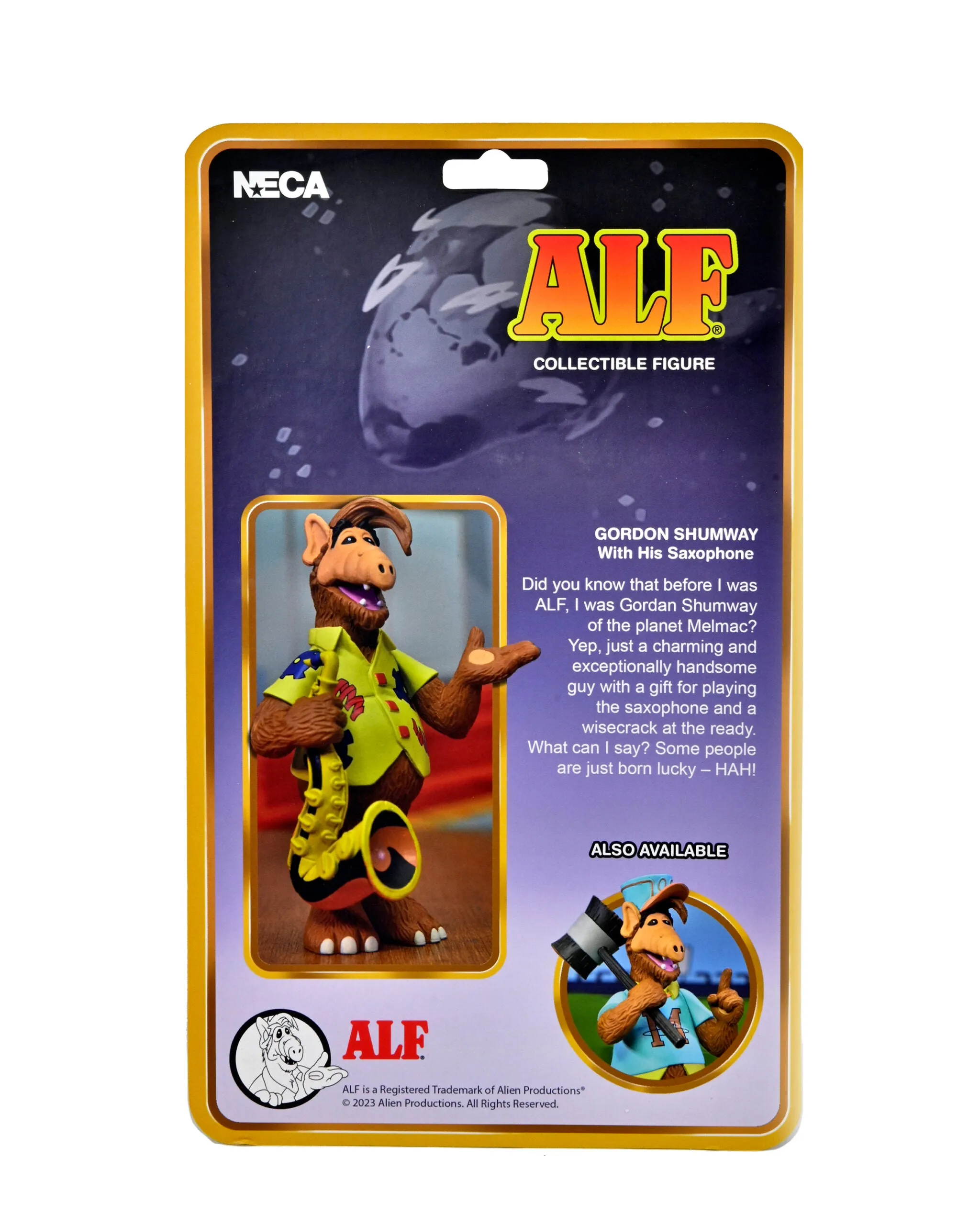 ALF - Toony Classics Alf with Saxophone 6” Scale Action Figure - NECA