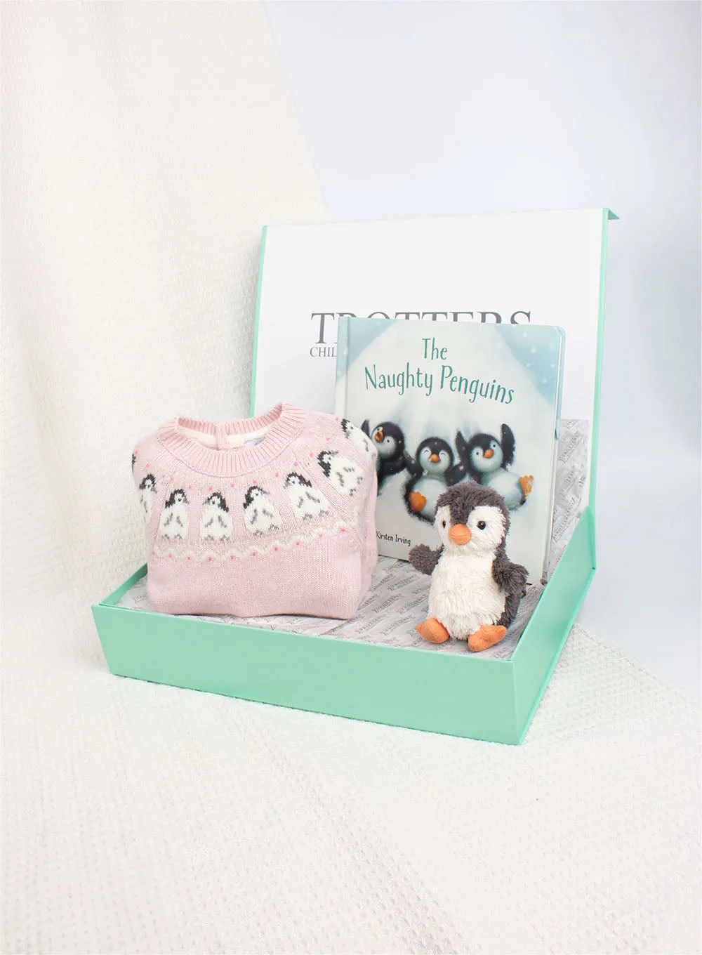 Baby Pink Pip Penguin Knitted Gift Set