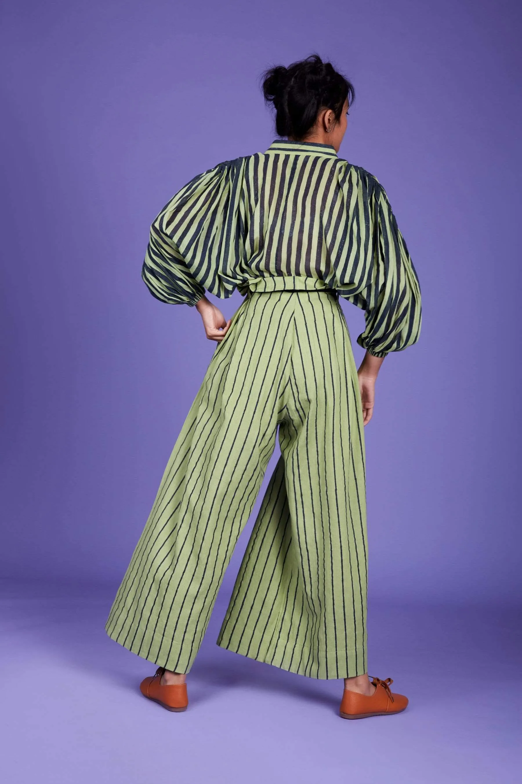 Baha Shirt and Pant Set-SS Green