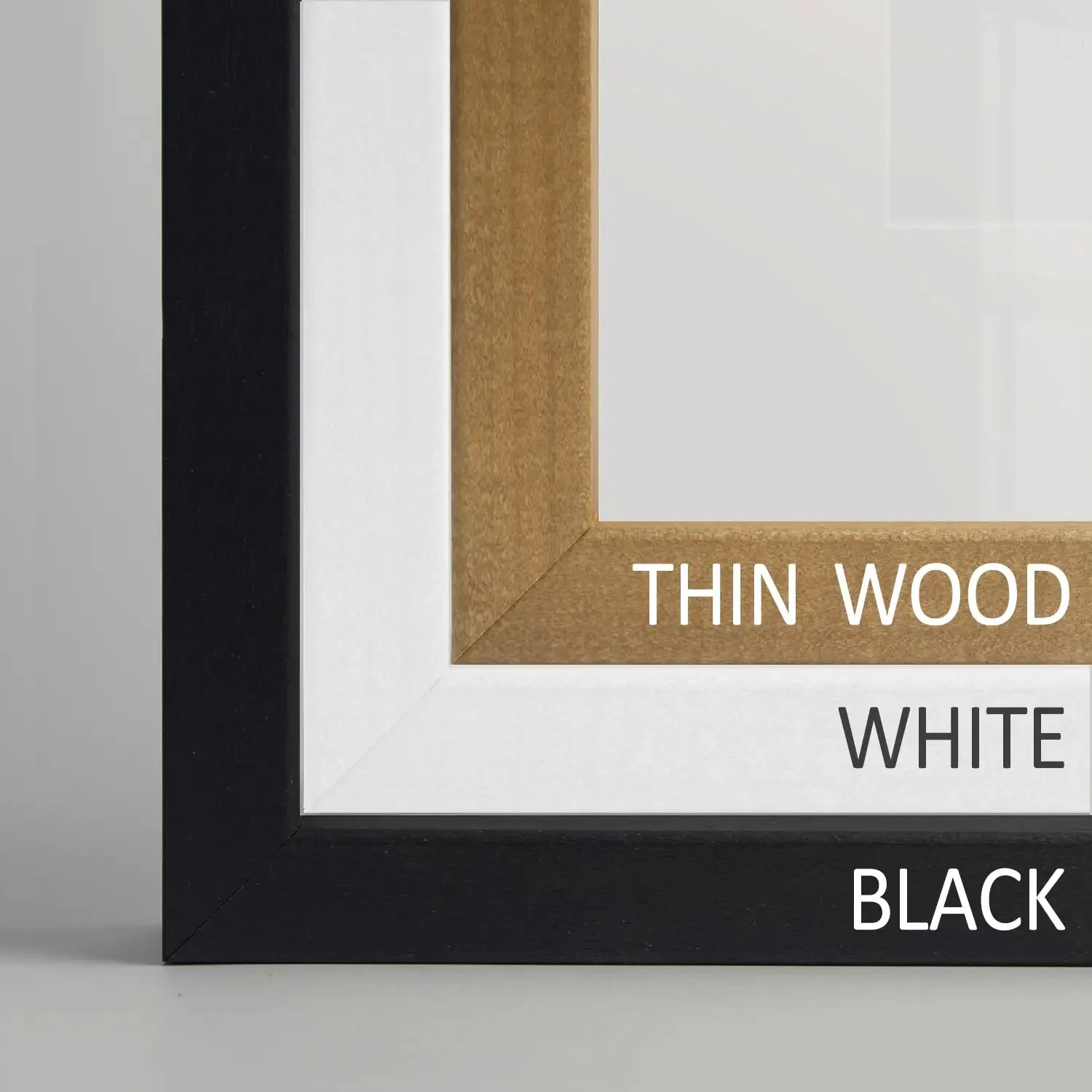 Black White Misty Forest Wall Art Set of 3