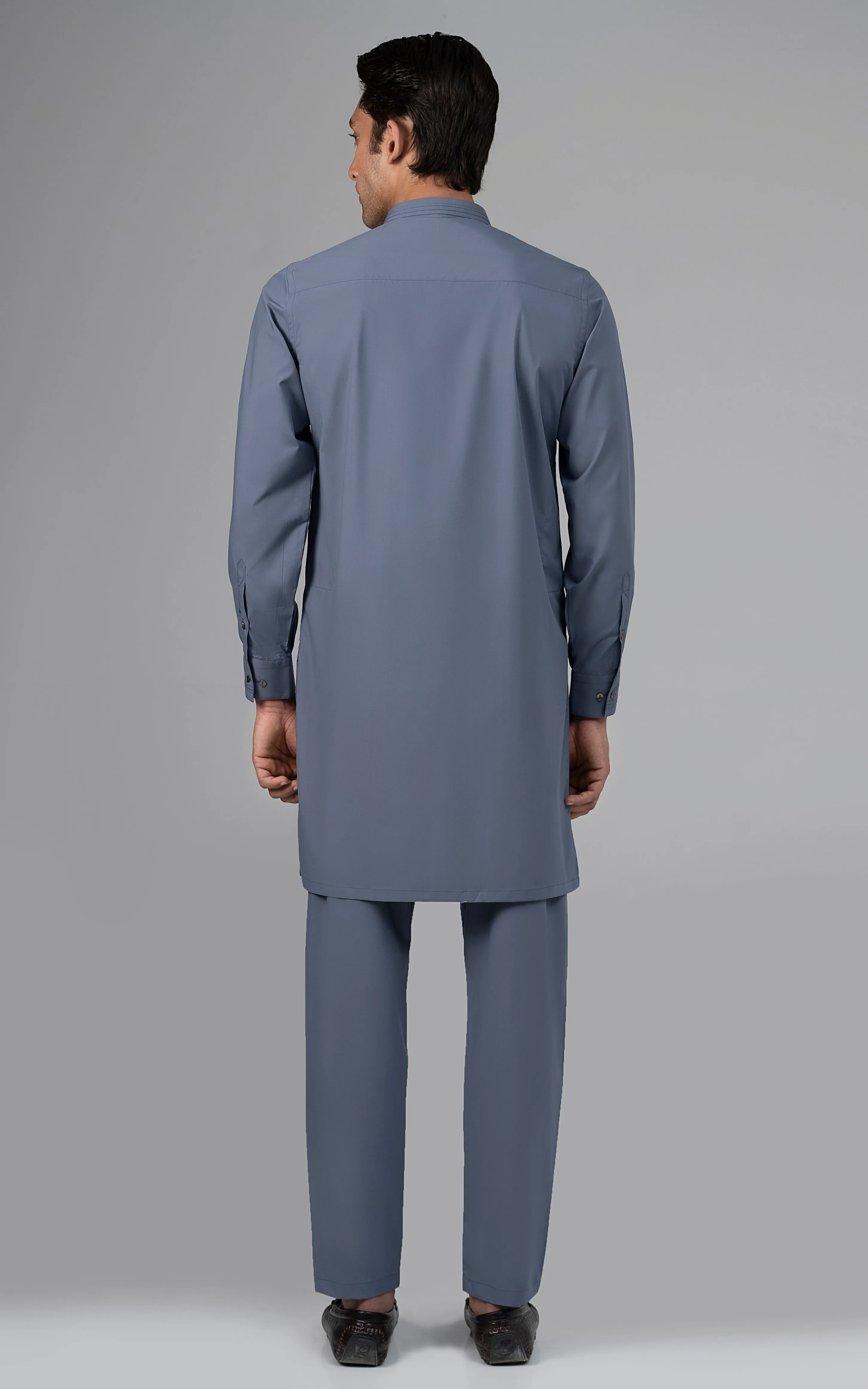 BLENDED KURTA PAJAMA - PREMIUM COLLECTION FROST BLUE