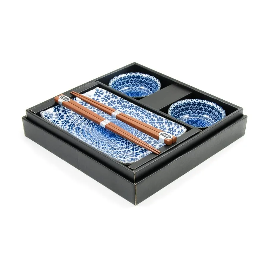 Blue Star Sushi Serving Set