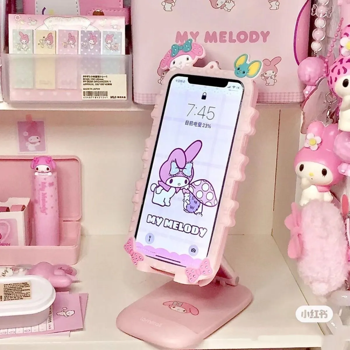 Bow Melody and Mouse Silicone Phone Case