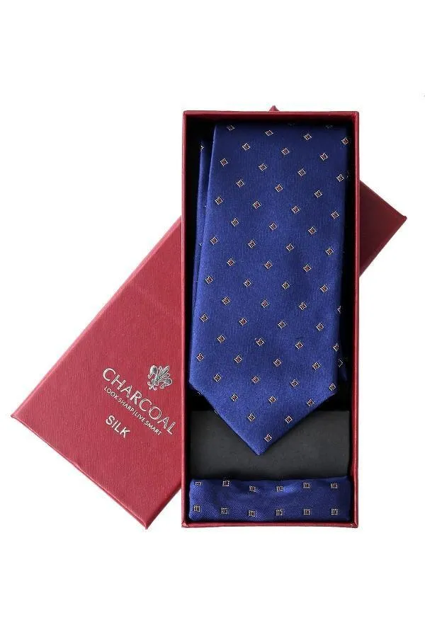 BOX SILK TIE SET