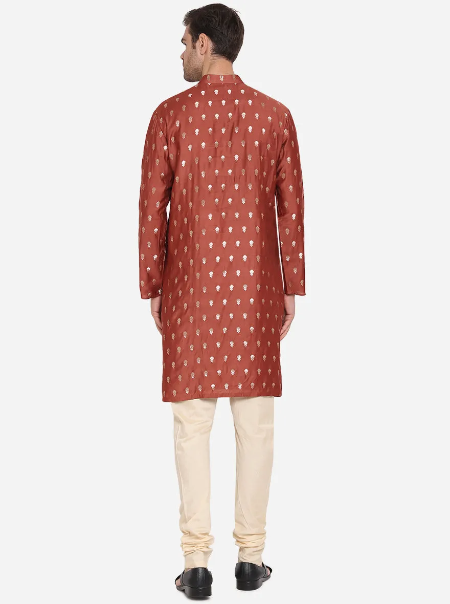 Brick red Kurta Pajama | Siddhesh Chauhan