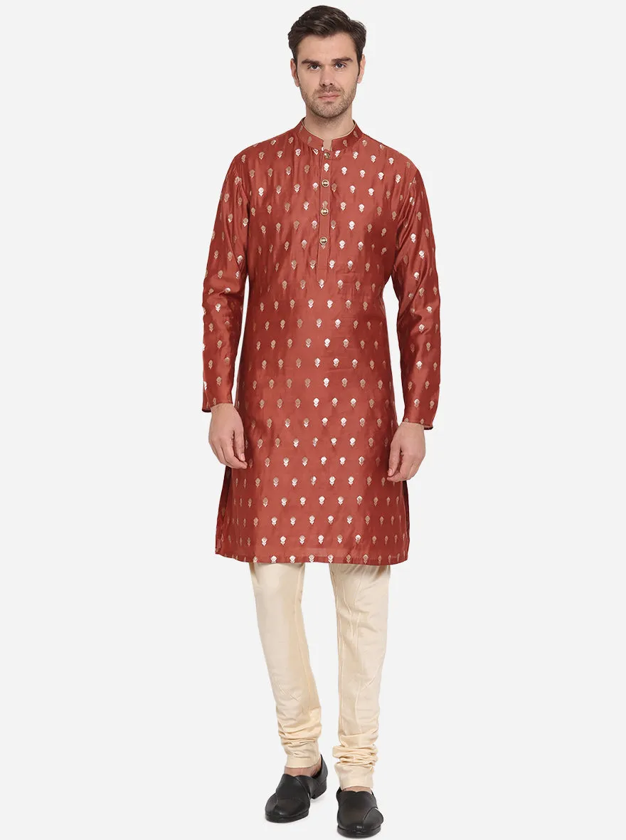 Brick red Kurta Pajama | Siddhesh Chauhan