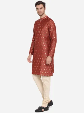 Brick red Kurta Pajama | Siddhesh Chauhan