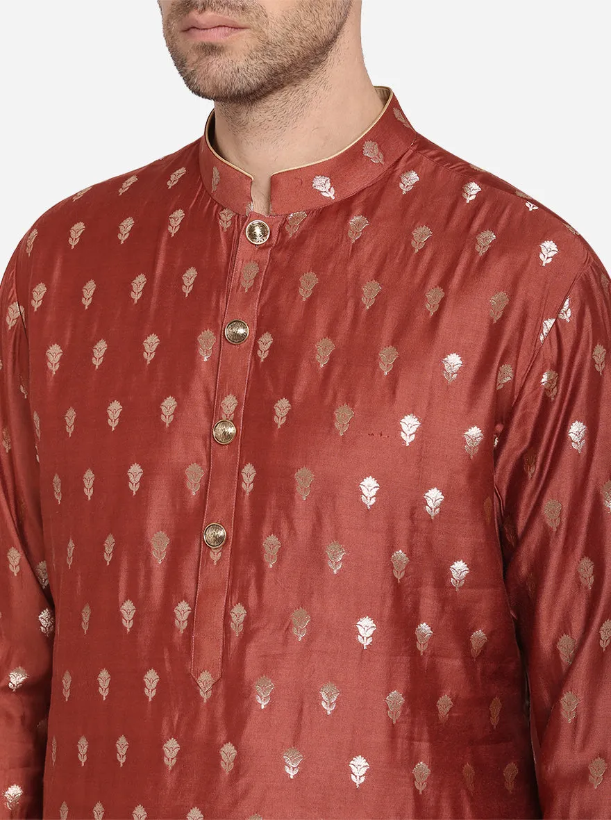 Brick red Kurta Pajama | Siddhesh Chauhan