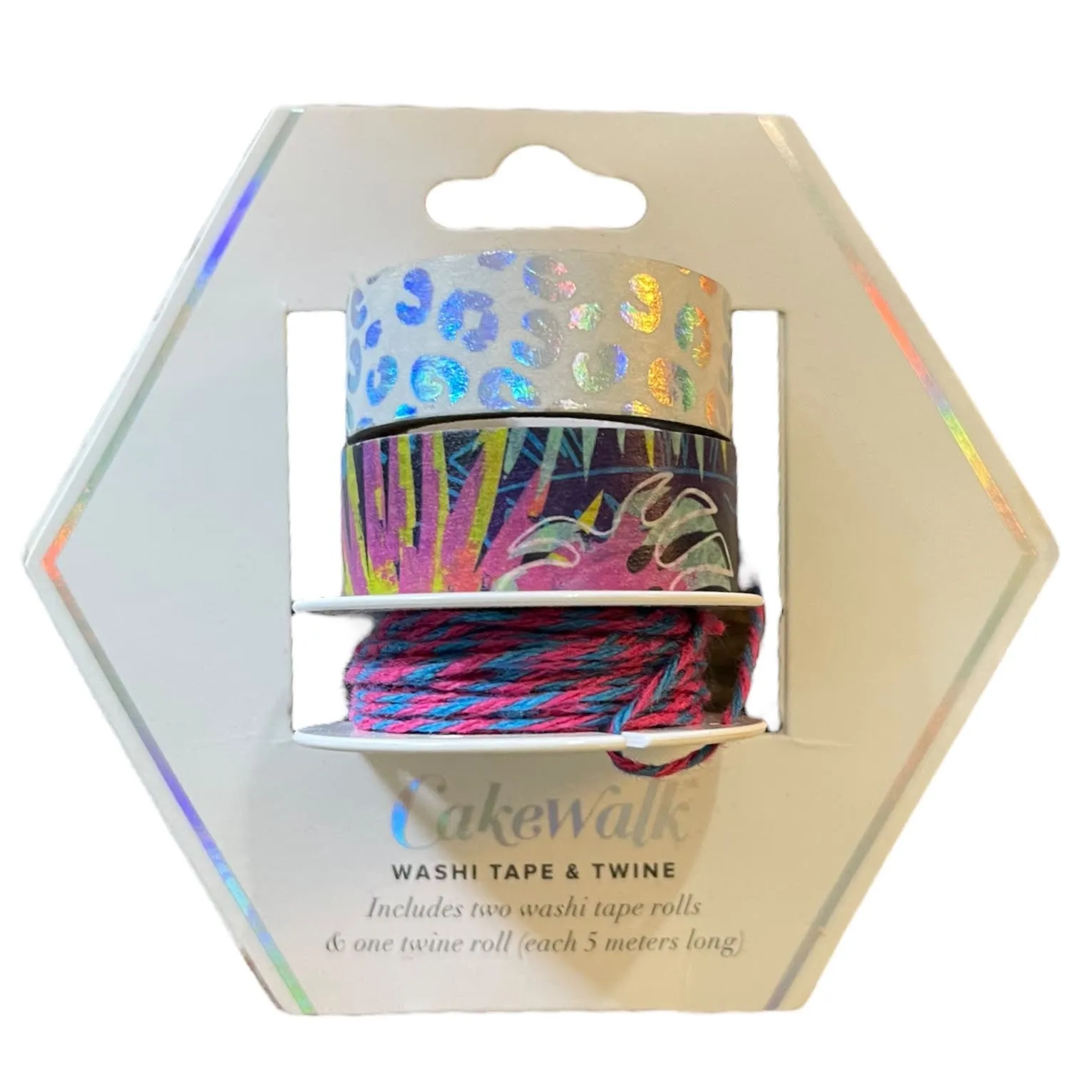 Cakewalk Jungle Animal Print Washi Tape & Twine