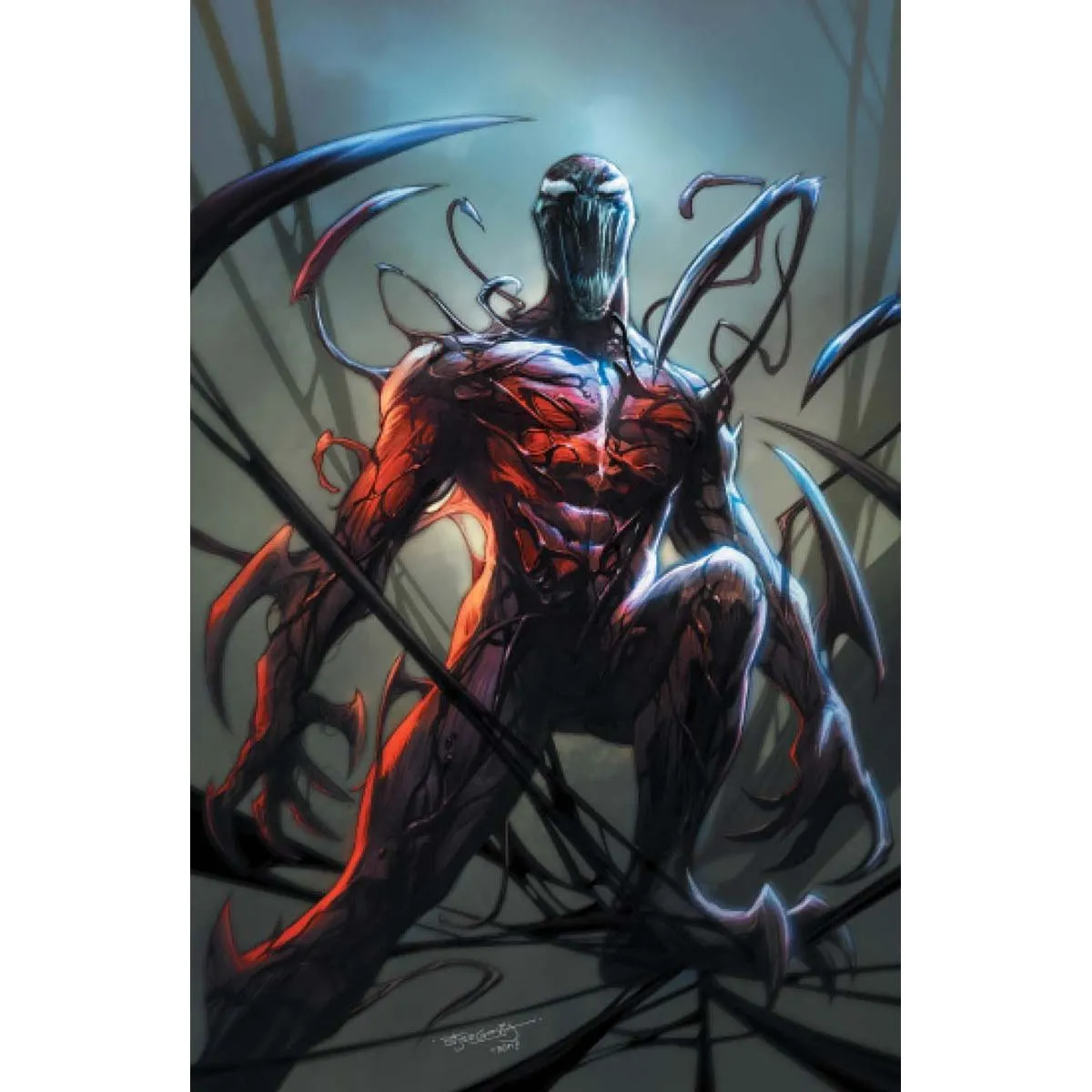 CARNAGE 1 UNKNOWN COMICS STEPHEN SEGOVIA EXCLUSIVE VIRGIN VAR (03/16/2022)