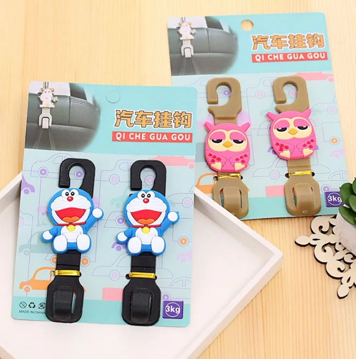 Cartoon Design Car Seat- Back Small Hook