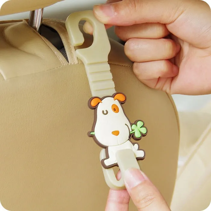 Cartoon Design Car Seat- Back Small Hook