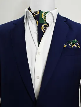 Chain Loop - Silk Ascot & Pocket Square Set