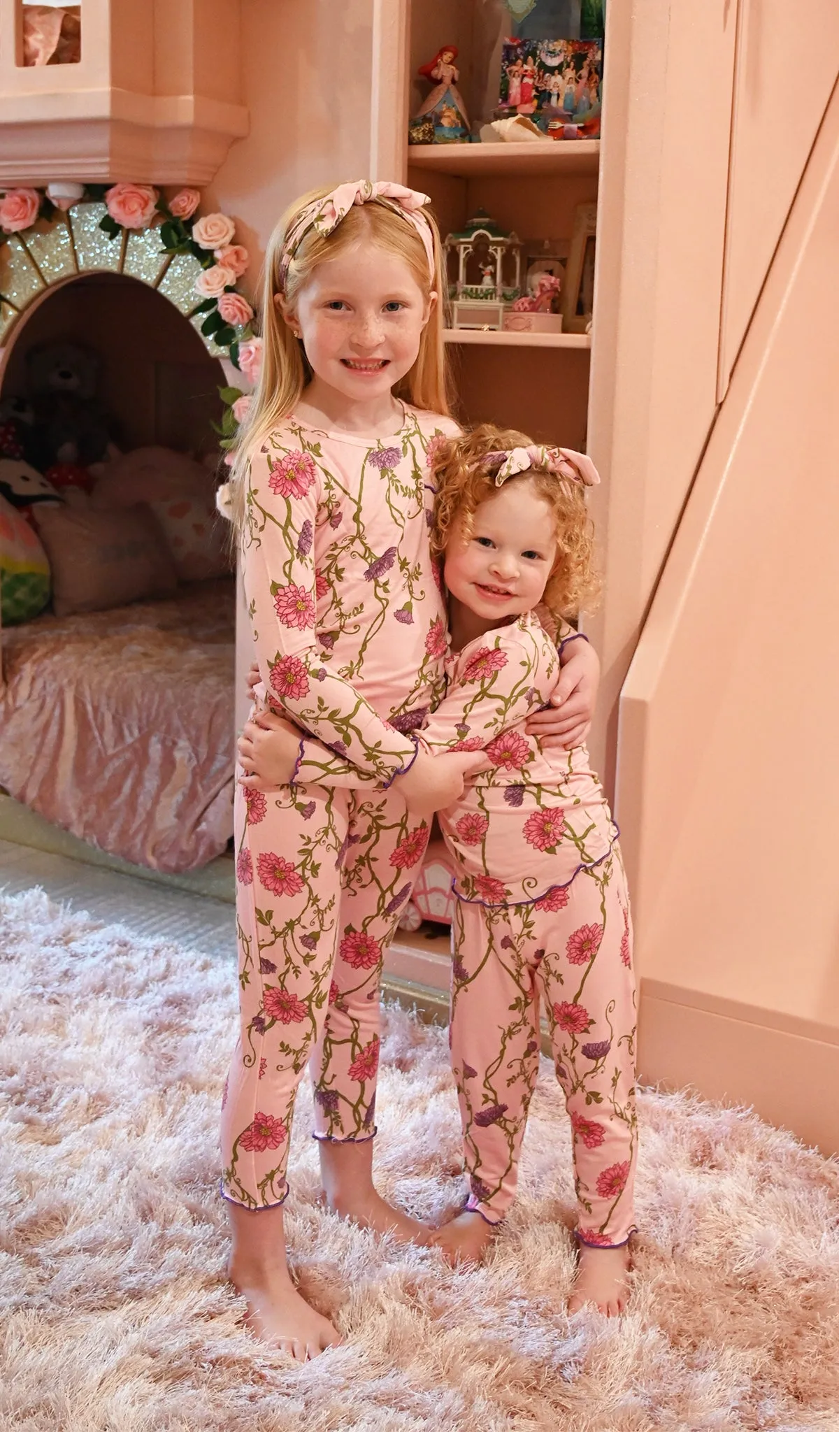 Charlie Kids 3 Piece Pant PJ - Dahlia