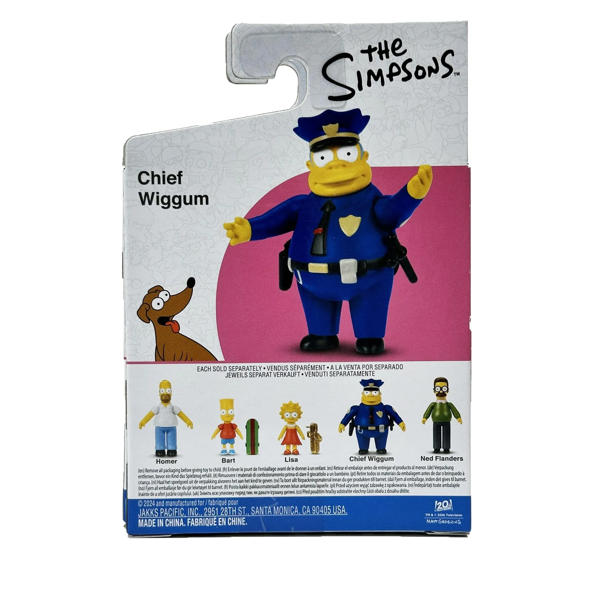 Chief Wiggum - The Simpsons 2.5" Figure by Jakks Pacific