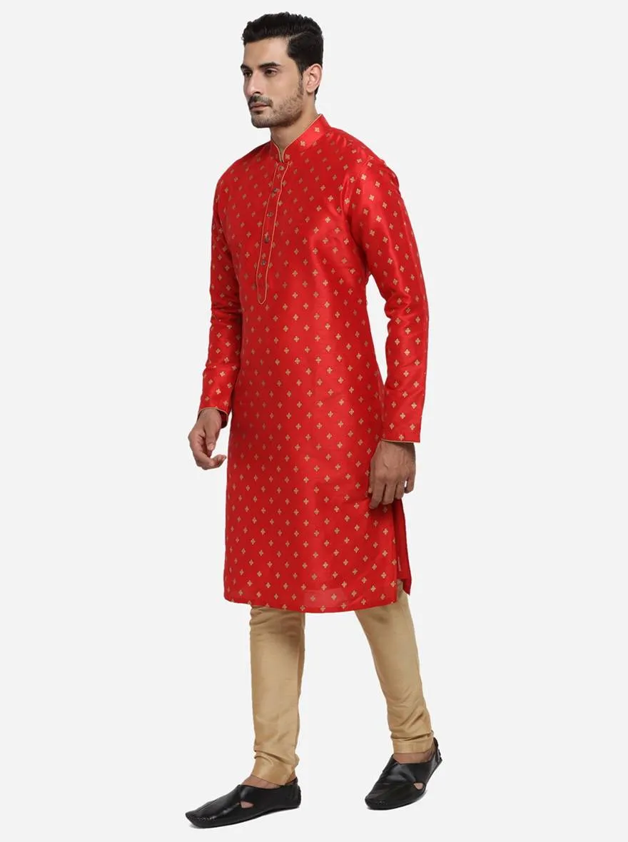 Crimson Red Kurta Set | Azania