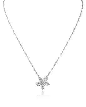 CZ Flower Pendant