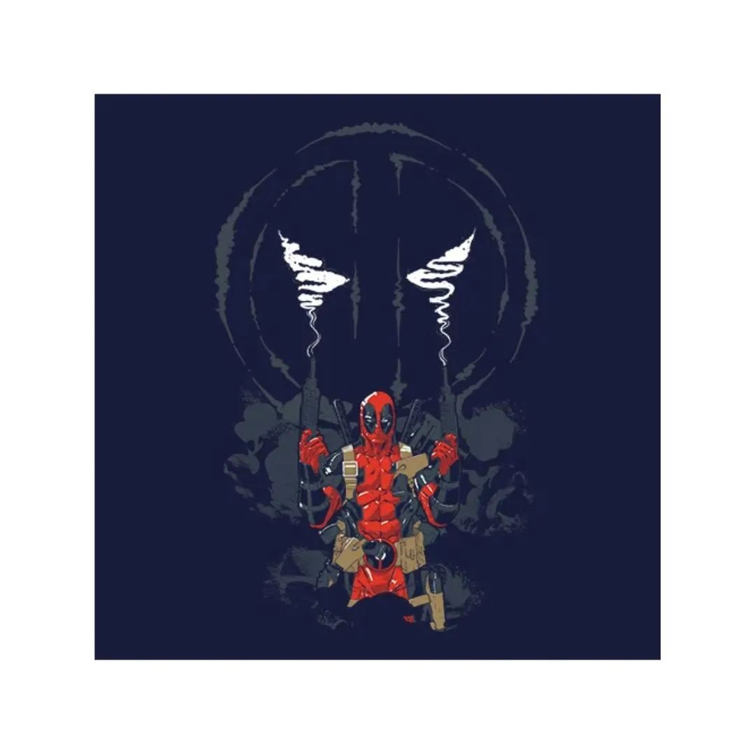 Deadpool Smoke - Marvel Official T-Shirt