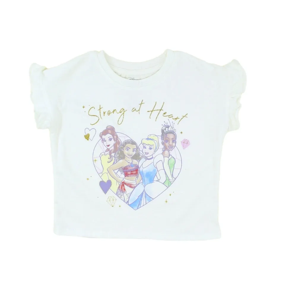 Disney Princess 2 Pc T-Shirt And Pajama Set - Strong At Heart