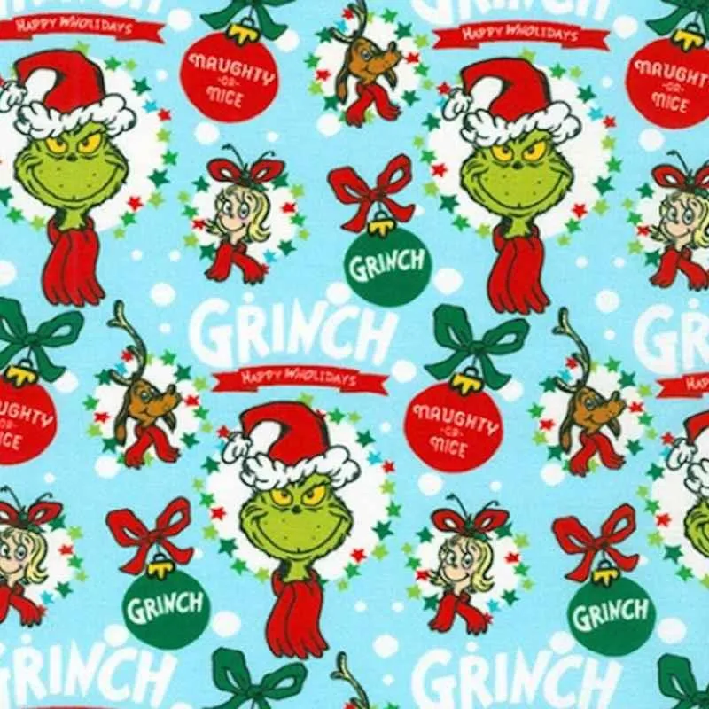 Dr. Seuss FLANNEL, How the Grinch Stole Christmas Flannel