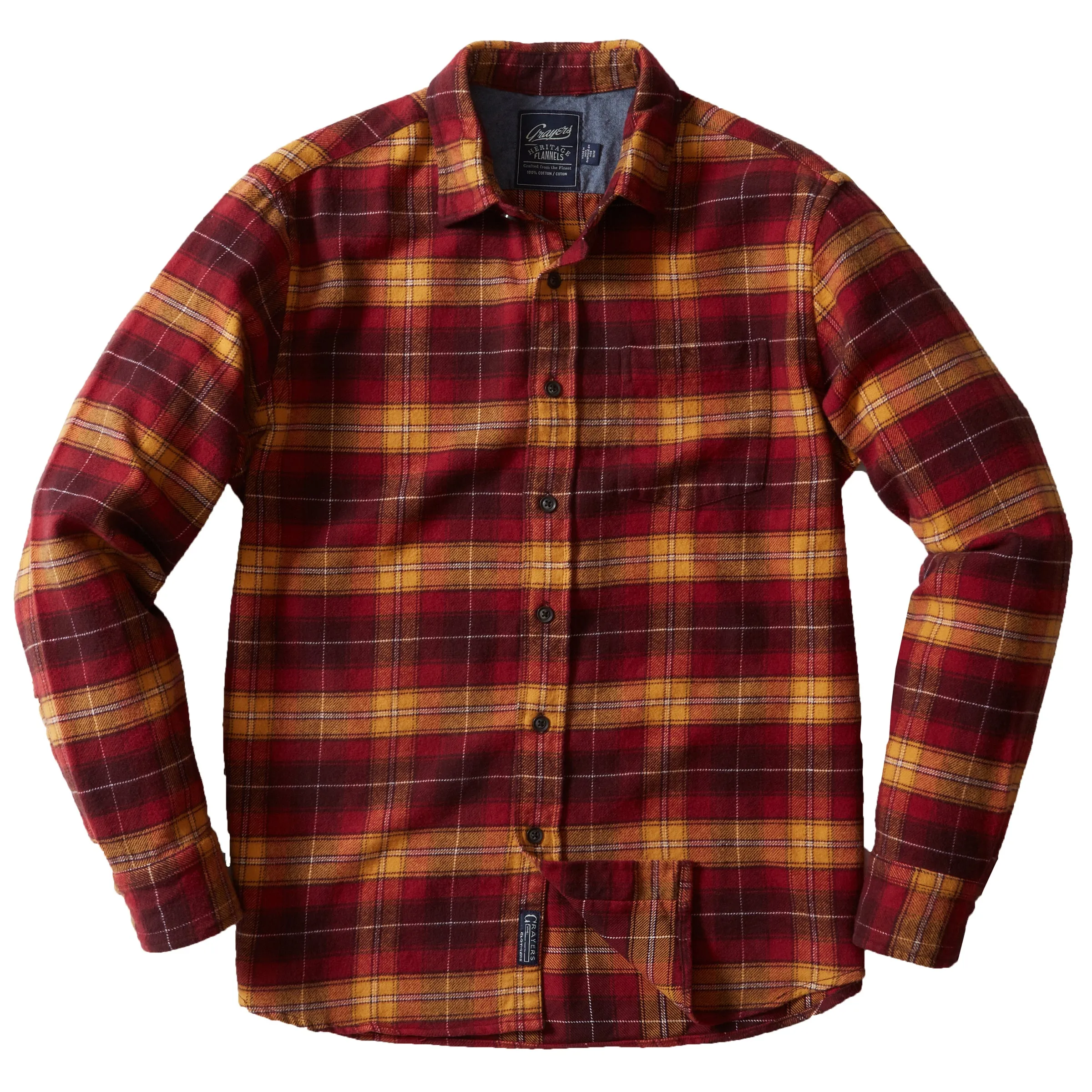 Durango Heritage Flannel - Russet Red Plaid