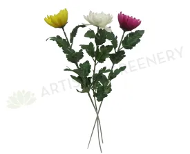 F0038 Chrysanthemum Stem 53cm 3 Colours