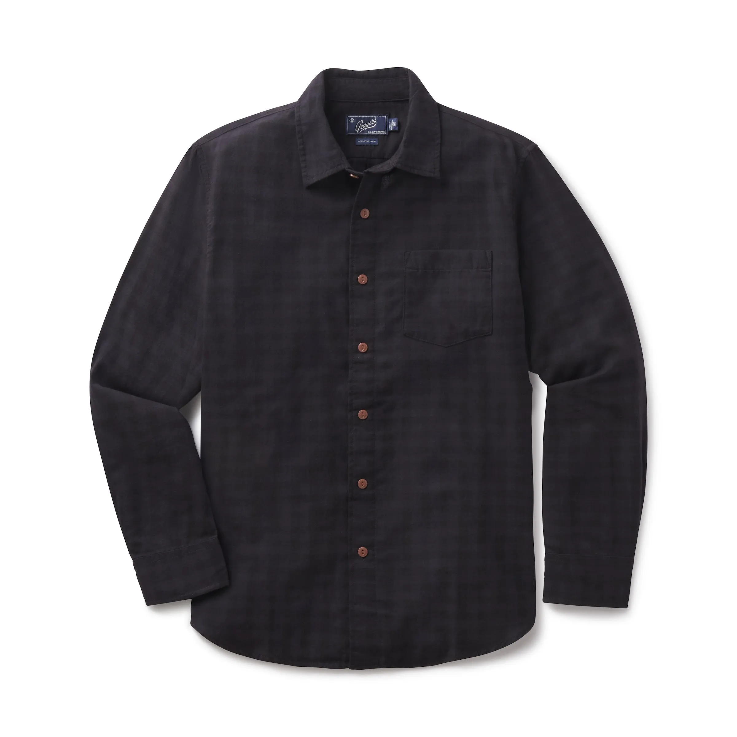 Featherweight Flannel Shirt - Navy