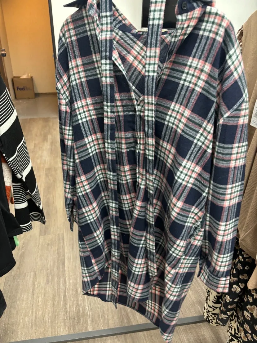 Flannel Shirt Dress