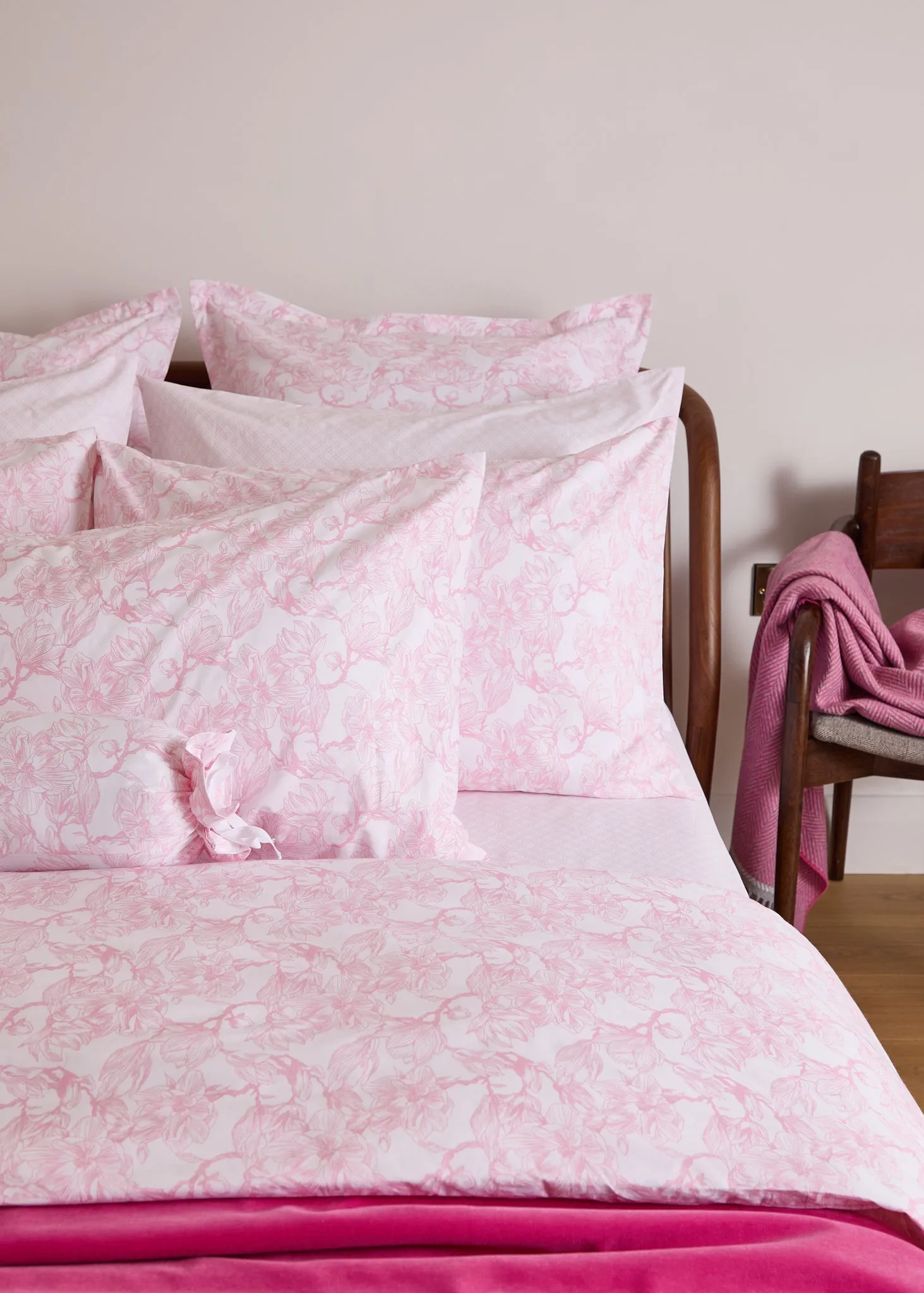 Foxford Pink Magnolia Duvet Set