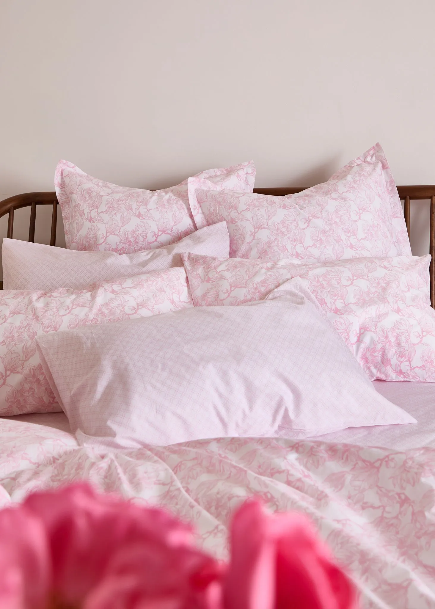 Foxford Pink Magnolia Duvet Set