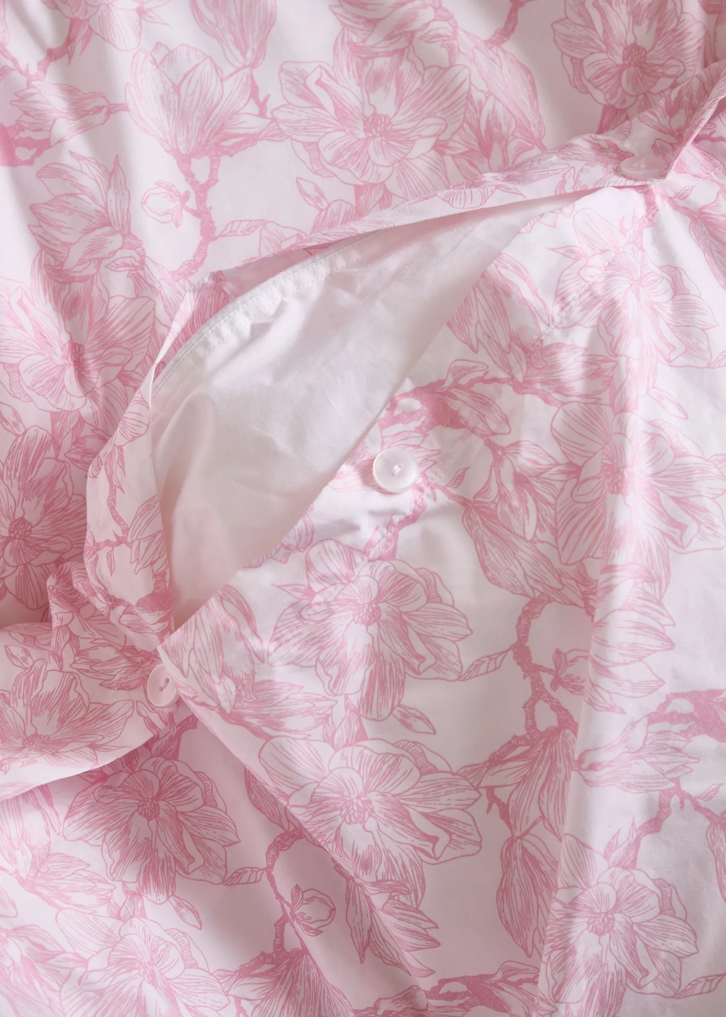 Foxford Pink Magnolia Duvet Set