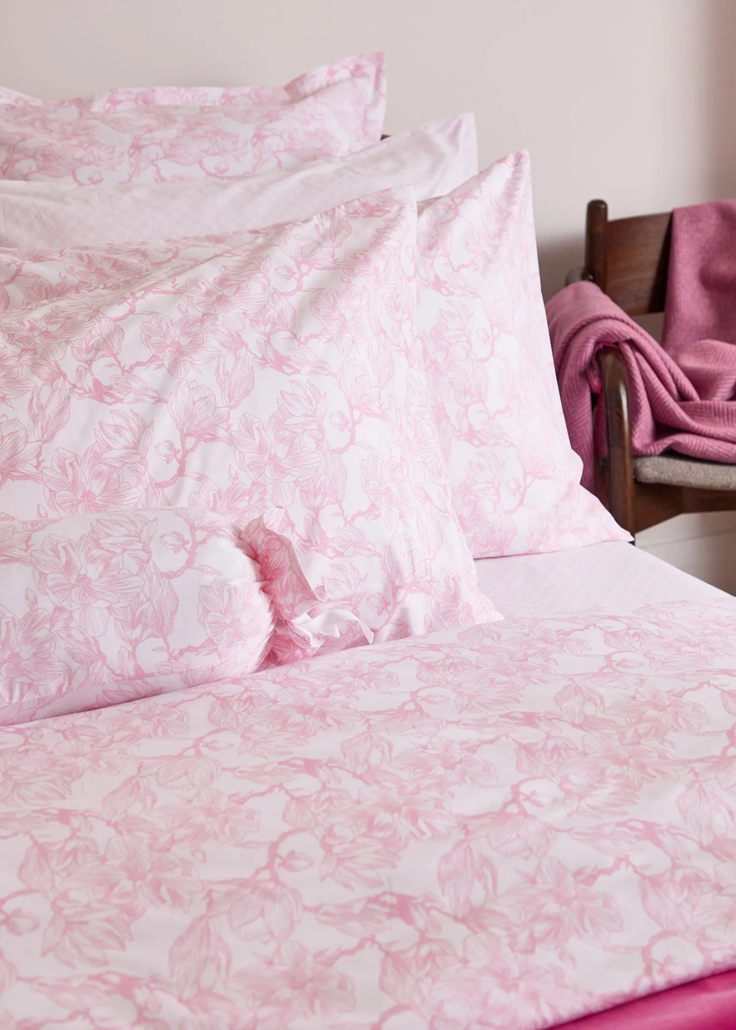 Foxford Pink Magnolia Duvet Set