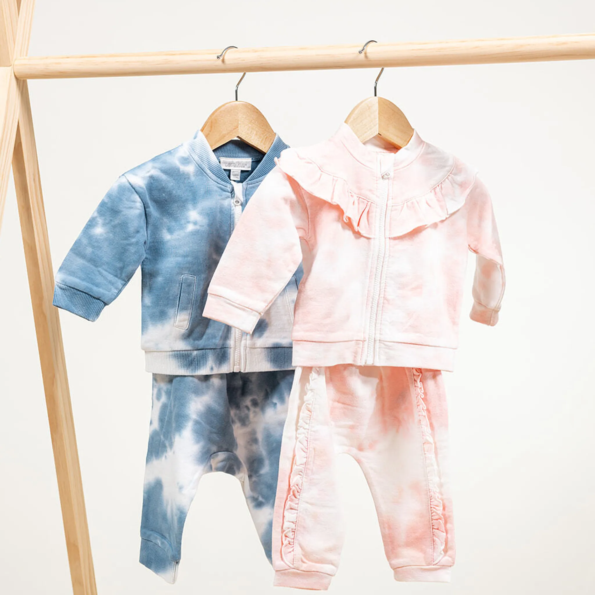 Girls Tie Dye Jacket & Pant Set