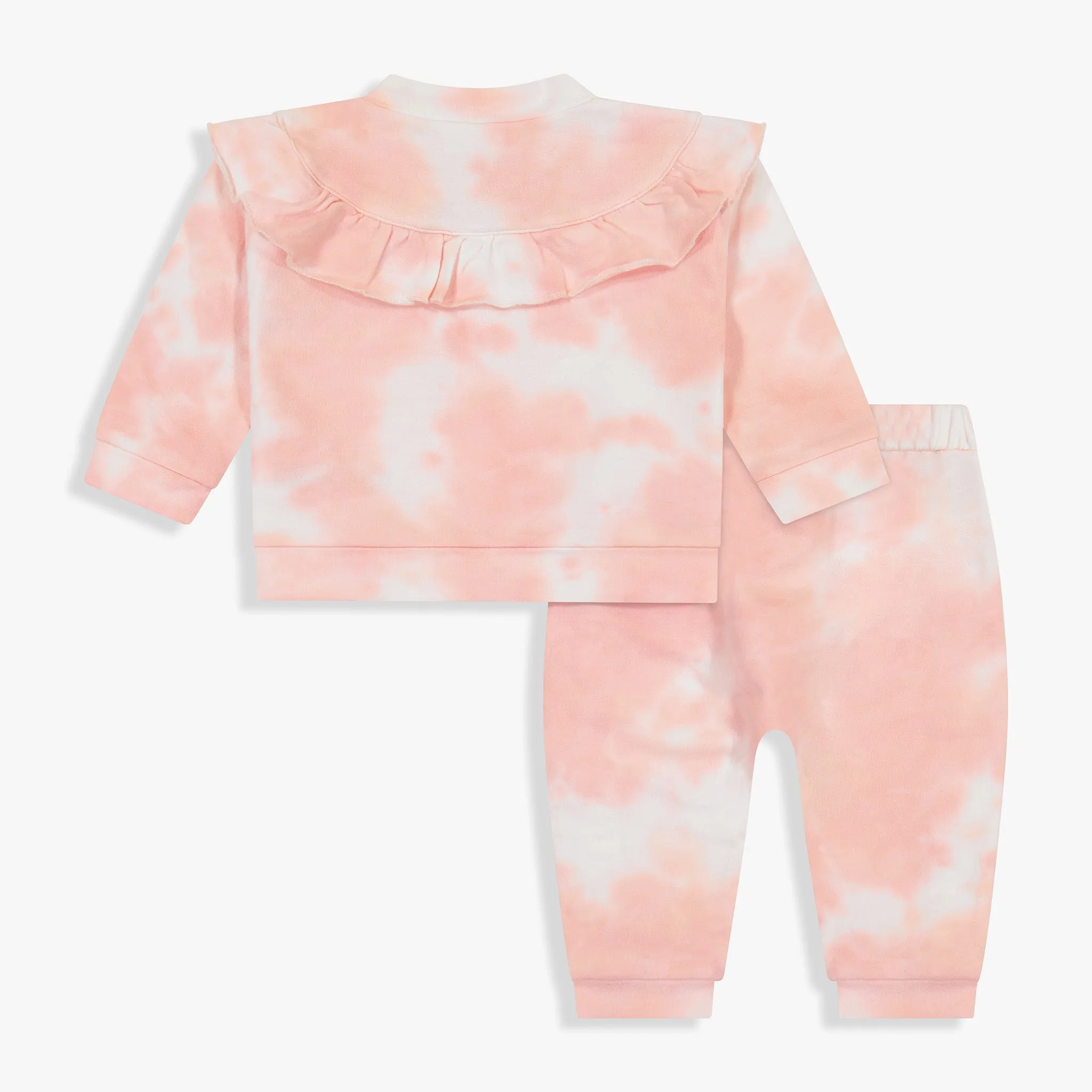 Girls Tie Dye Jacket & Pant Set