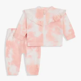 Girls Tie Dye Jacket & Pant Set