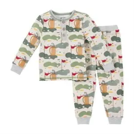 GRAY GOLF PAJAMA SET BY MUD PIE