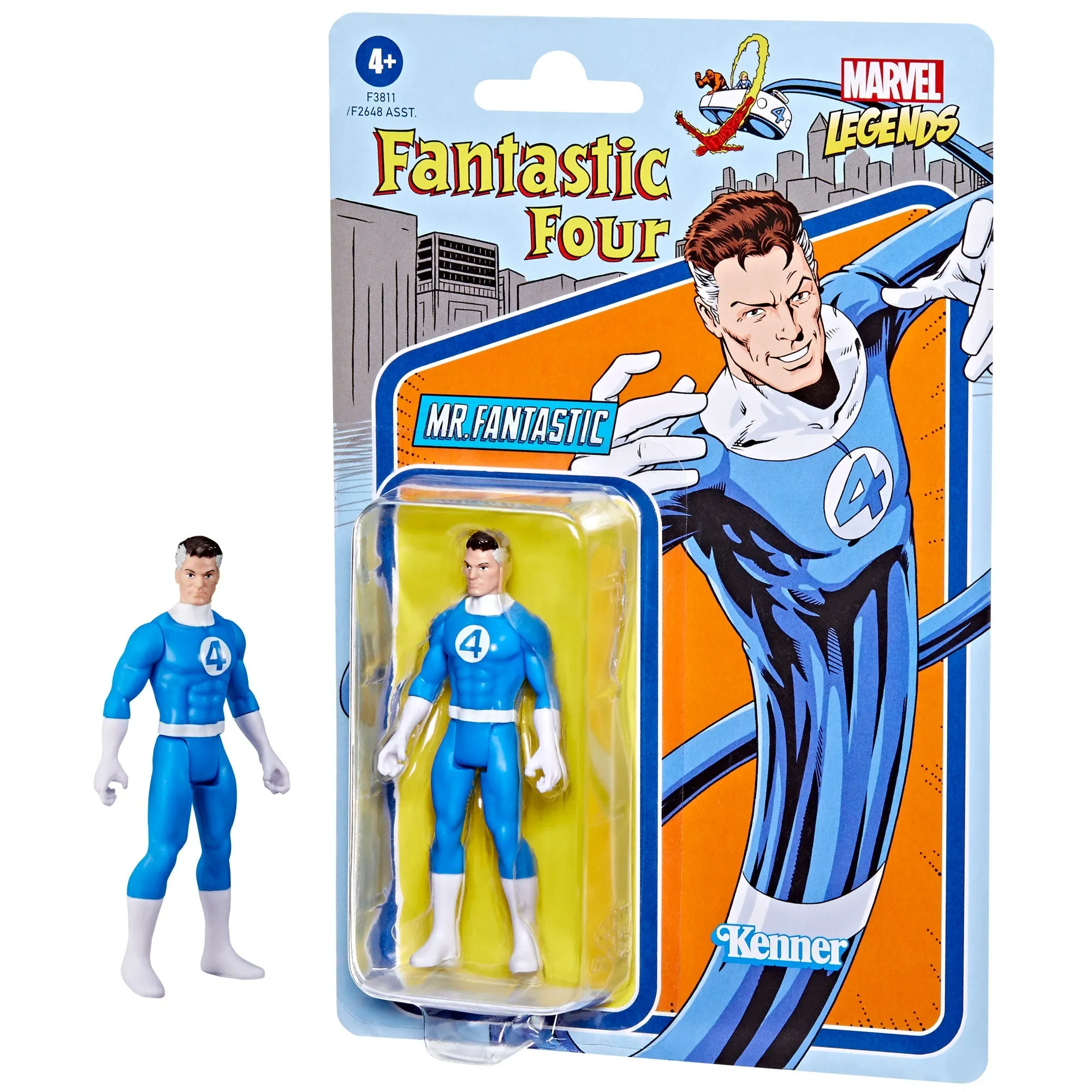 Hasbro Marvel Legends Retro 375 Mr. Fantastic Figure