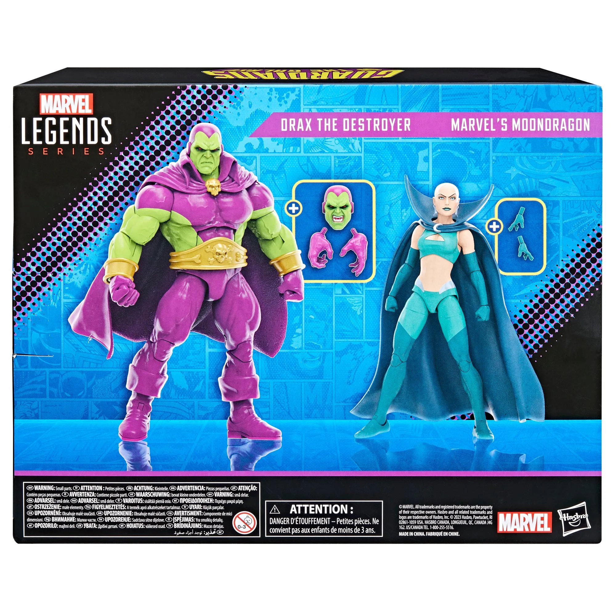 Hasbro Marvel Legends Series Drax the Destroyer and Marvel's Moondragon - Presale