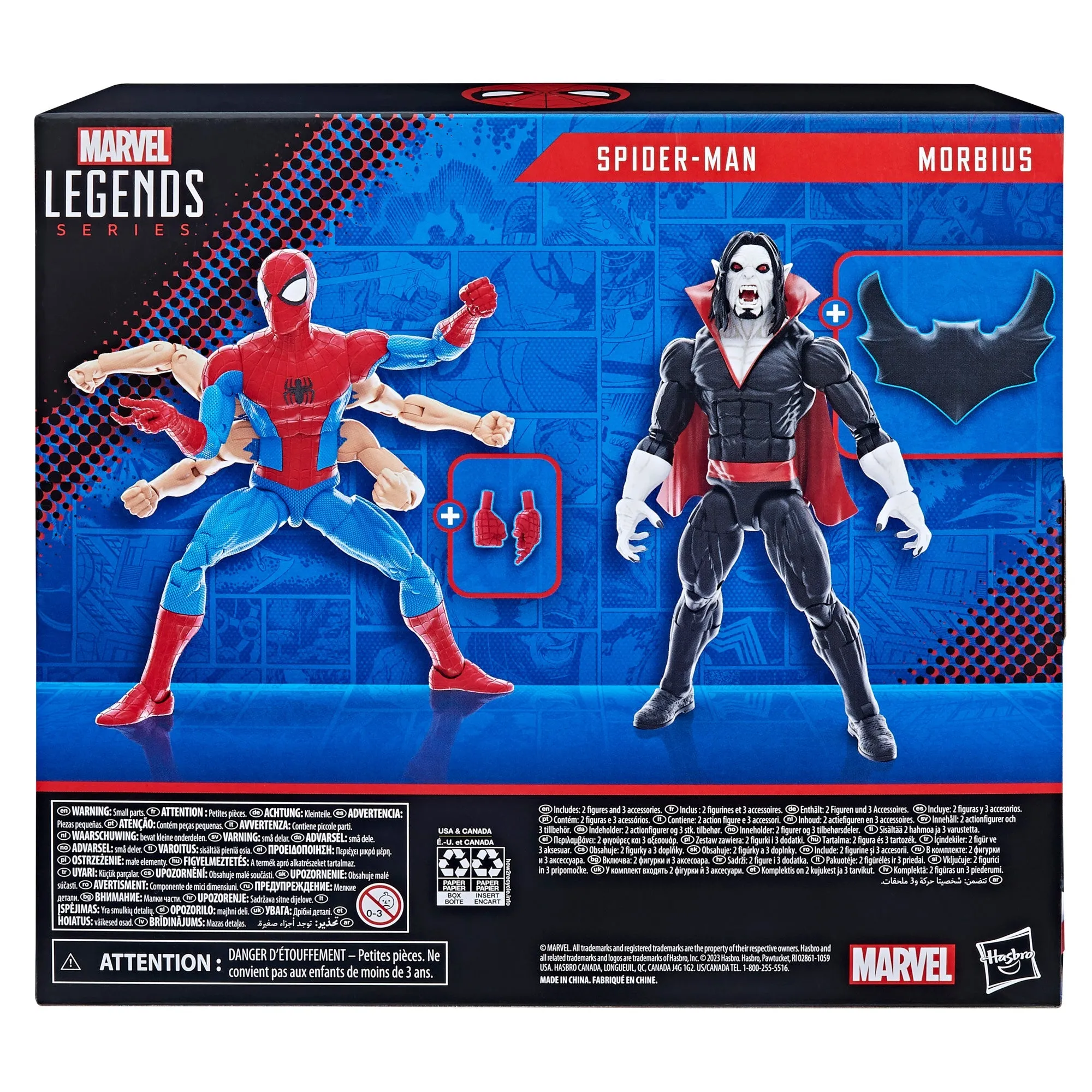 Hasbro Marvel Legends Series Spider-Man vs Morbius